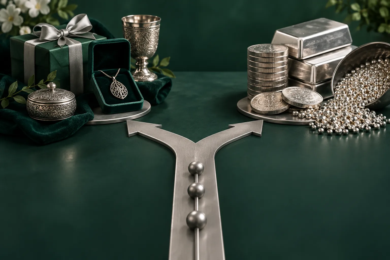 برای زیورآلات، شمش یا نقرهٔ آب‌شده چگونه انتخاب کنیم؟