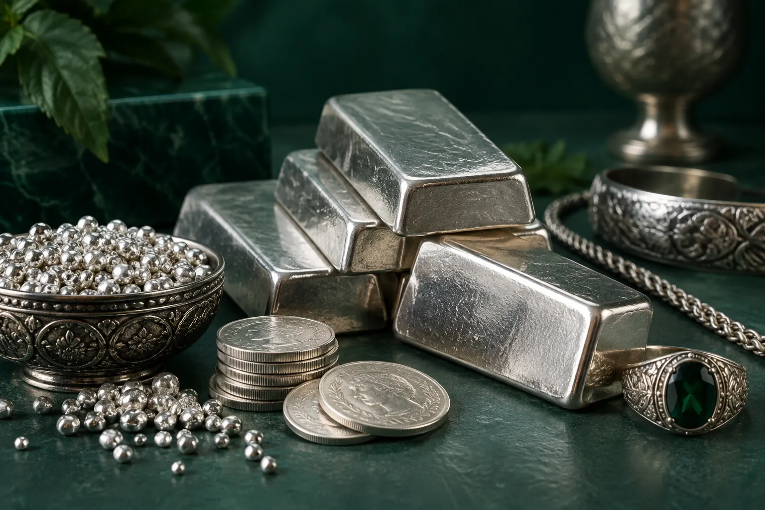 نقره چیست؟ راهنمای عیار، قیمت، تشخیص اصالت و خرید آگاهانه — تصویر مقالهٔ ژوآرن